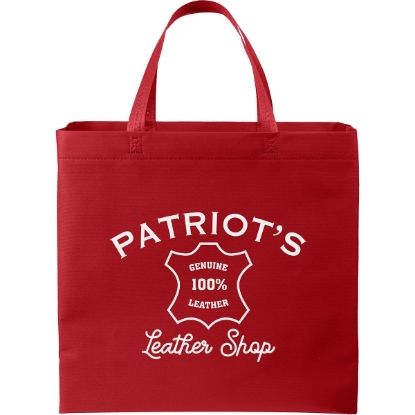Custom Patriot™- USA Made Non-Woven Tote - Screen Print with Logo SS30USM1817