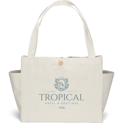 Custom Sandford™- Deluxe Canvas Tote - Screen Print with Logo SS80COT1815