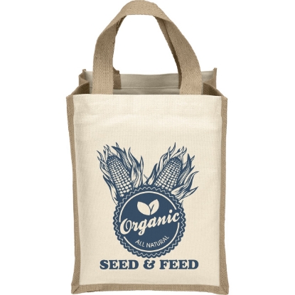 Custom Mimi™- Natural Tote - Screen Print with Logo SS81COJ1013