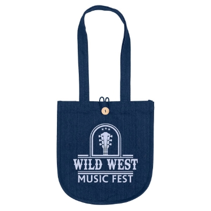 Custom MB™- Denim Tote - Screen Print with Logo SS83DET1213