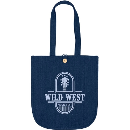 Custom Dan™- Denim Tote - Screen Print with Logo SS83DET1517