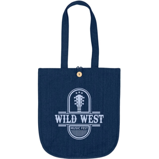 Custom Dan™- Denim Tote - Screen Print with Logo SS83DET1517