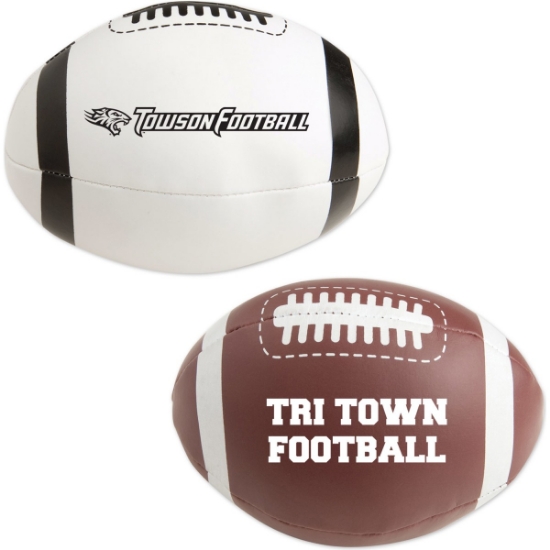 Custom Stuffed Vinyl Football with Logo BALFBP