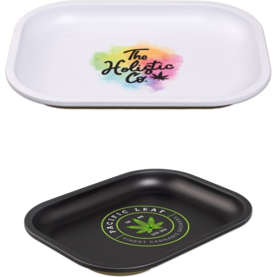 Custom Small Metal Rolling Tray with Logo CPSMRT