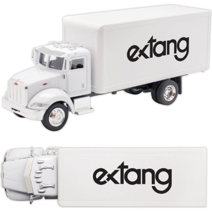 Custom 1/43 Scale Replica Peterbilt Model 335 Box Truck with Logo DC040X