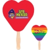 Promotional Heart Shaped Hand Fan Various HF6
