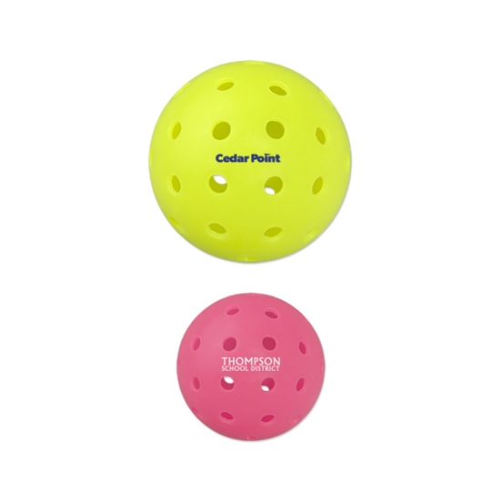 Custom 40 Hole Outdoor Seamless Pickleball with Logo PCKLBL2