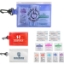 Custom First Aid in Zip Close Pouch with Carabiner with Logo AID2