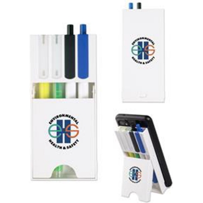 Custom Desktop Organizer with Pens & Highlighters with Logo S13113X