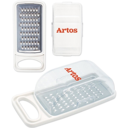 Custom Small Cheese Grater w/Serving Container with Logo S16307X