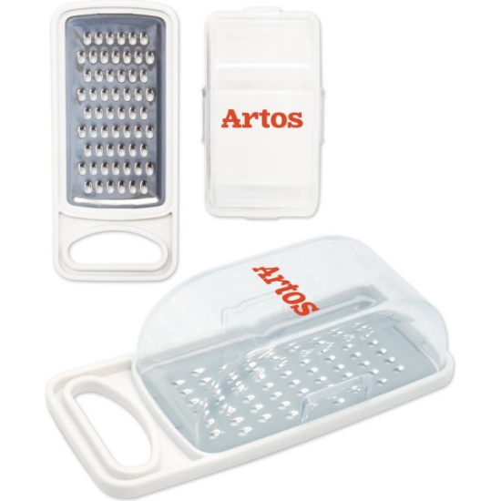 Custom Small Cheese Grater w/Serving Container with Logo S16307X