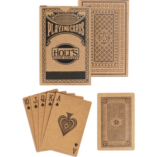 Custom Kraft Playing Cards with Logo S16402X
