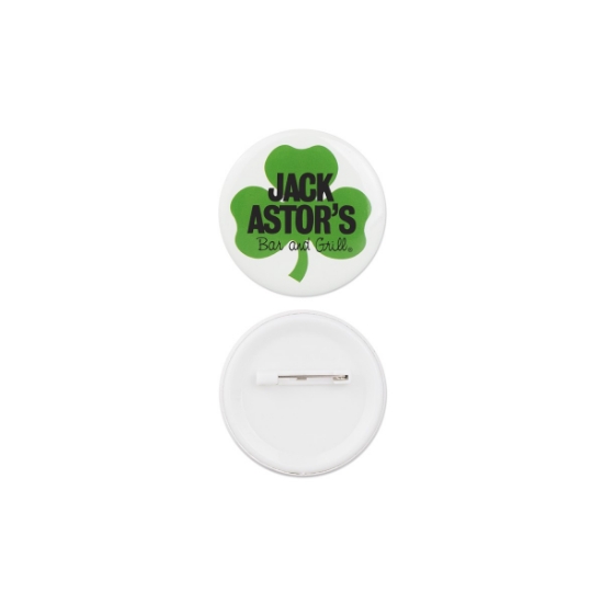 Custom Shamrock Button with Logo S21313X