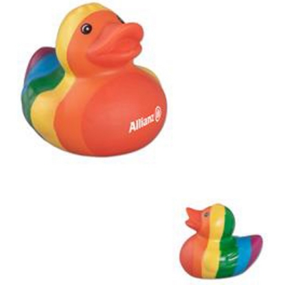 Custom 2 Pride Rubber Duck with Logo S21410X