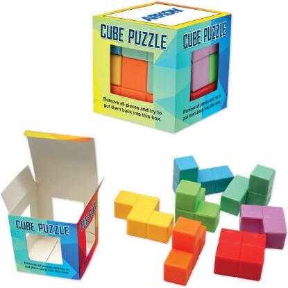 Custom Multi Color Cube Puzzle with Logo S25133X