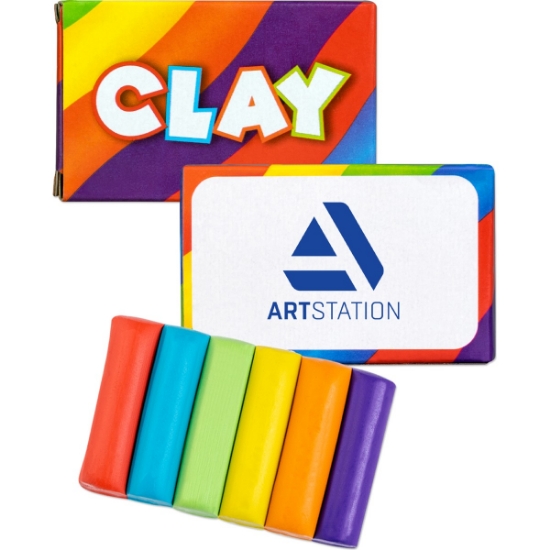 Custom 6 Pack Molding Clay with Logo S3564X