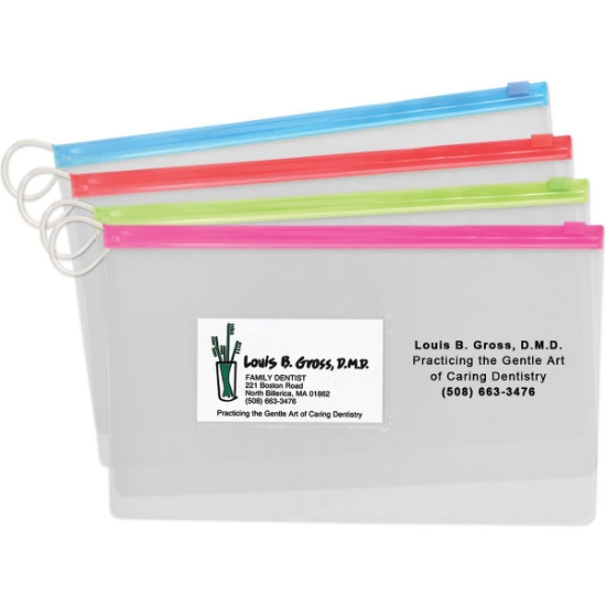Custom Large Pouch w/ Business Card Slot with Logo S39006X