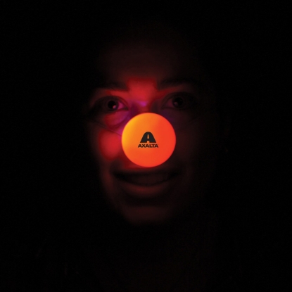 Custom Light-Up Reindeer Nose with Logo S46064X