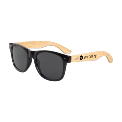Custom Iconic Bamboo Arm Sunglasses with Logo S53152X