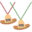 Custom Sombrero Medallion Beads with Logo S55035X