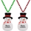 Custom Snowman Medallion Beads with Logo S55178X