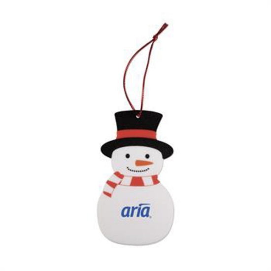 Custom Snowman Ornament with Logo S55185X