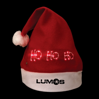 Custom Light-Up Santa Hat with Logo S66002X