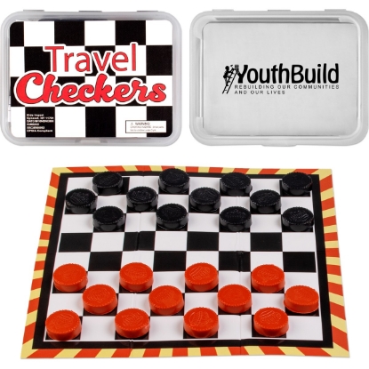 Custom Travel Checkers with Logo S66062X
