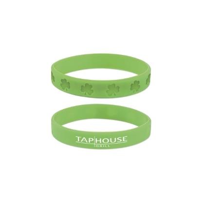Custom St. Patricks Day Silicone Wristband with Logo S6751X