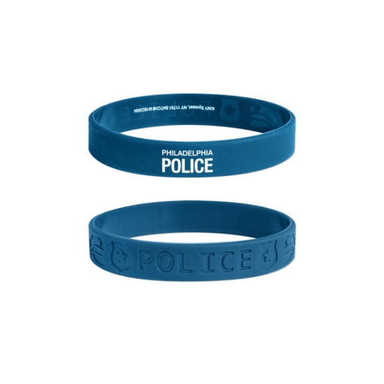 Custom Police Safety Silicone Bracelet with Logo S6764X