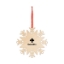 Custom Wooden Snowflake Ornament with Logo S6771X