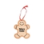 Custom Wooden Gingerbread Man Ornament with Logo S6778X