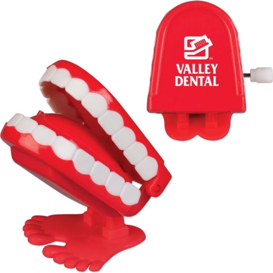 Custom Chattering Teeth with Logo S71396X