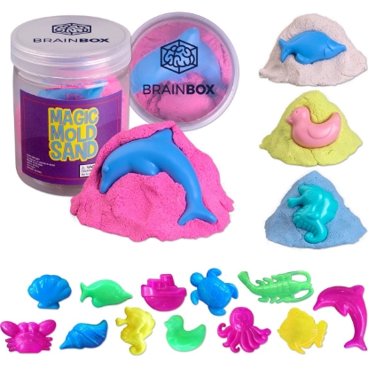Custom Magic Molding Cotton Sand with Plastic Mold with Logo S71433X