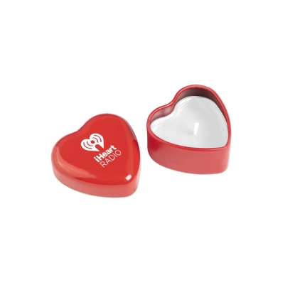 Custom 15g Red Heart Candle with Logo S86011X