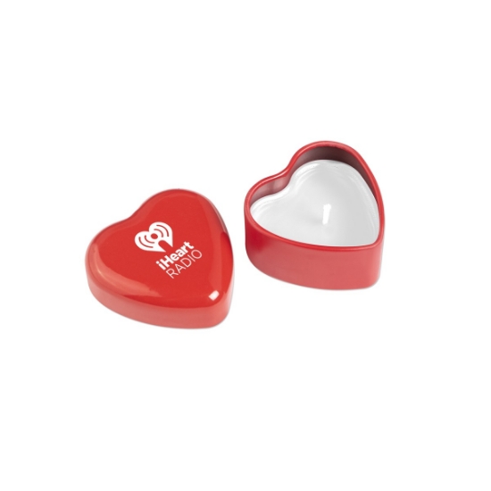 Custom 15g Red Heart Candle with Logo S86011X