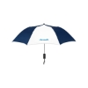 Promotional Elite Compact Folding Umbrella - 2 Color Panels Navy Blue/Gold SBMUMB