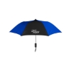 Promotional Elite Compact Folding Umbrella - 2 Color Panels Royal Blue/Black SBMUMB