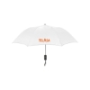 Promotional Elite Compact Folding Umbrella - Solid Colors White SBSUMB