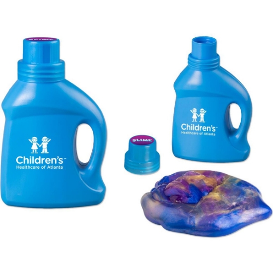 Custom Multi-Color Slime in Laundry Detergent Container with Logo SLIME1