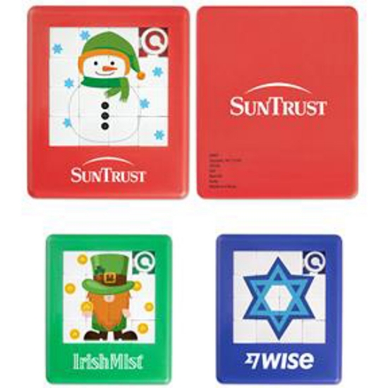 Custom Holiday Slide Puzzle with Logo TOY12