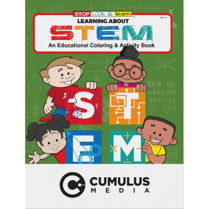 Custom Stem Coloring Book with Logo WCB15