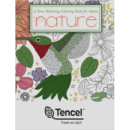 Custom Nature Stress Relieving Coloring Books for Adults with Logo WCB24