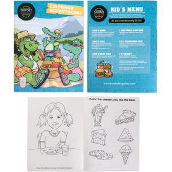 Custom Custom Coloring Book with Logo WCBCUS