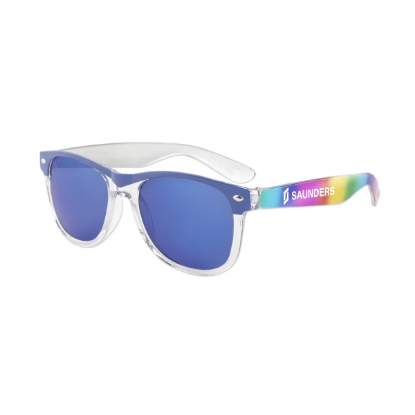Custom Rainbow Iconic Hipster Sunglasses with Logo WL1526X