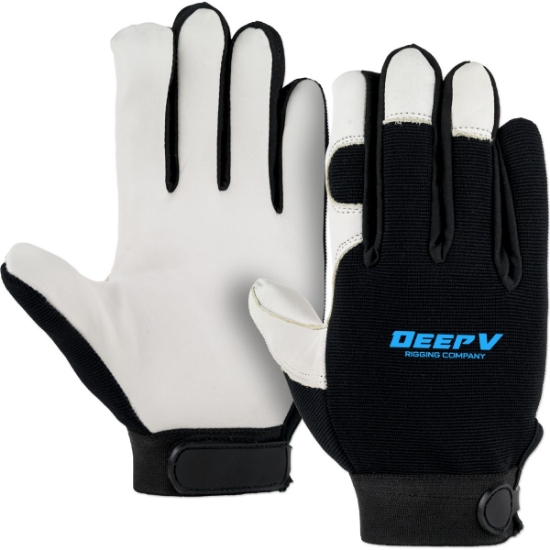 Custom Buffalo Leather Mechanics Gloves with Logo WL1733X