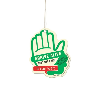 Custom Hand Shaped Air Fresheners with Logo WL1764