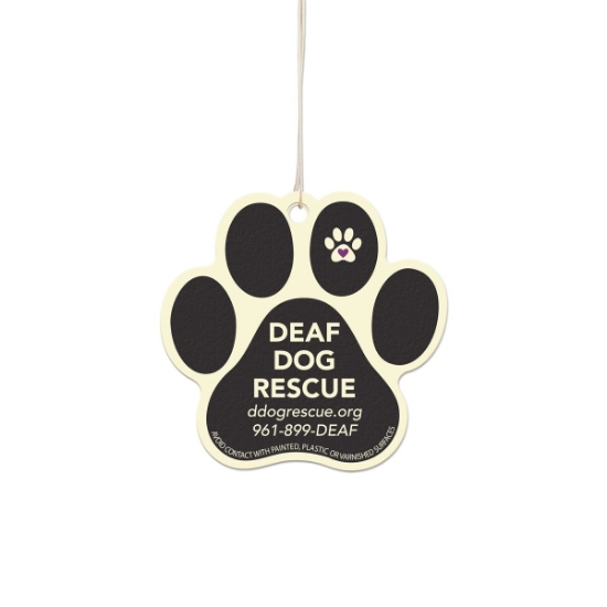 Custom Paw Printed Shaped Air Fresheners with Logo WL1765