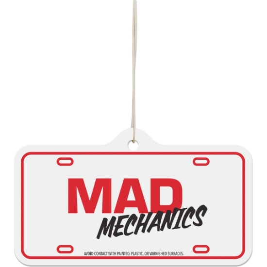 Custom License Plate Shaped Air Fresheners with Logo WL1766