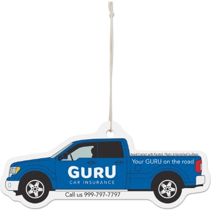 Custom Pickup Truck Shaped Air Fresheners with Logo WL1767